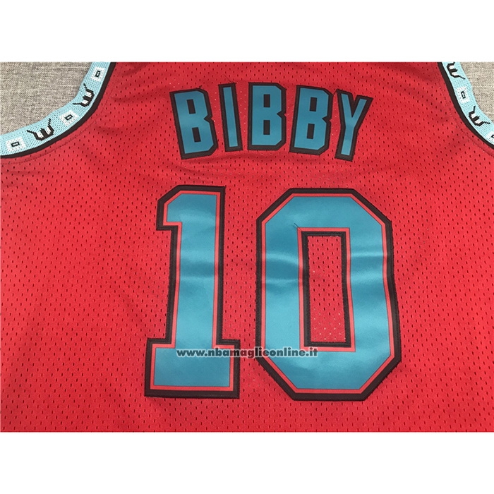 Maglia Memphis Grizzlies Mike Bibby #10 Mitchell & Ness 1998-99 Rosso